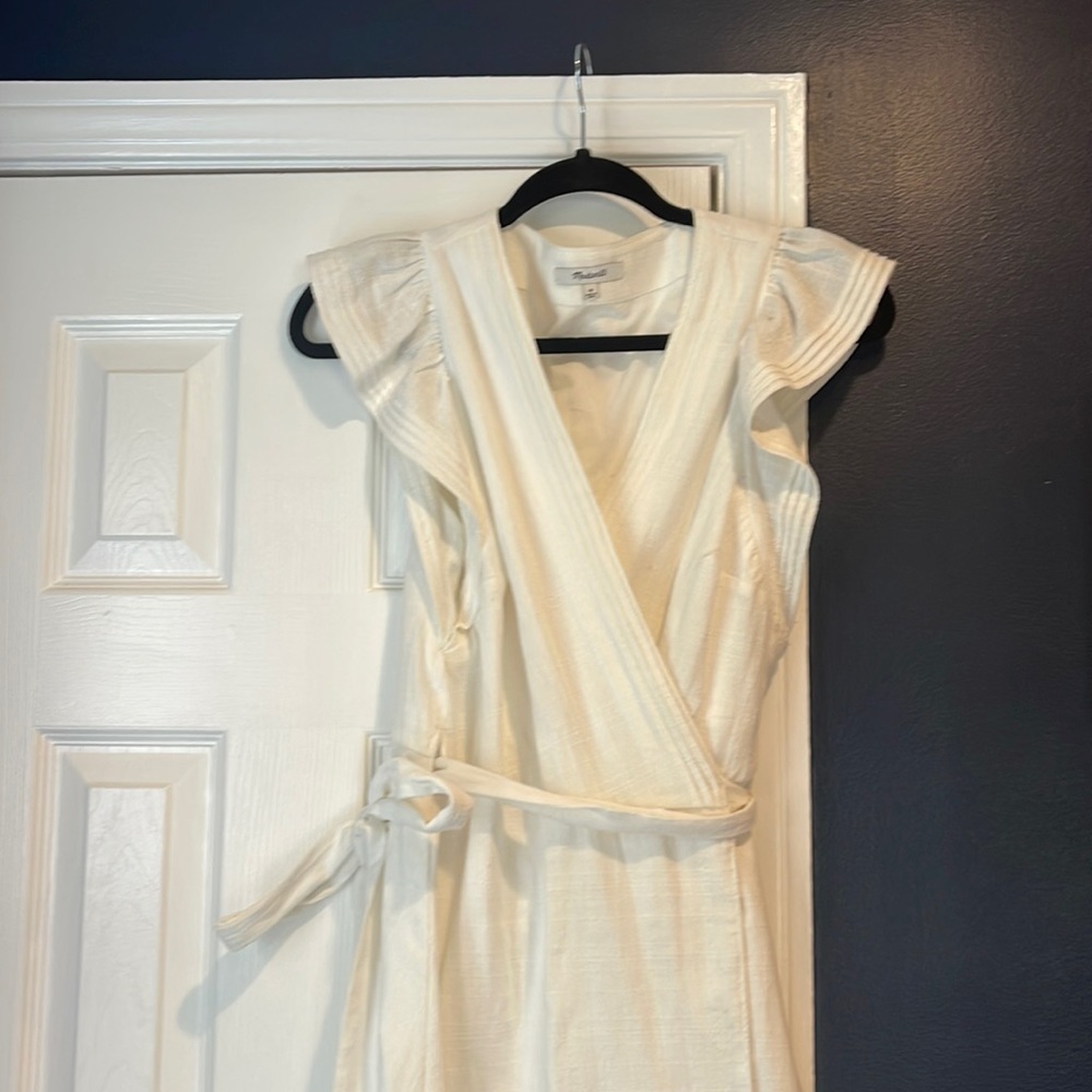 MADEWELL linen wrap dress